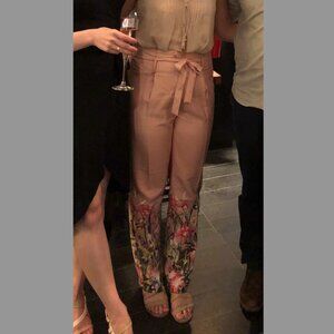 Grifflin Paris Floral Straight Leg Pants